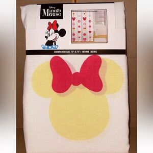 Minnie Mouse fabric Shower Curtain 72 x 72